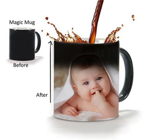 The artistic possibilities of a custom magic mug for your daughter.